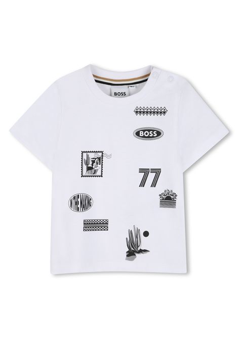 T-shirt con stampa HUGO BOSS KIDS | J5289010P